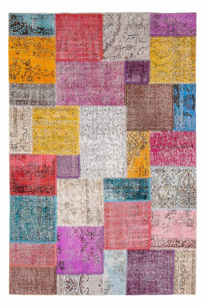 Patchwork tapijt 250x300cm - Wollen tapijt