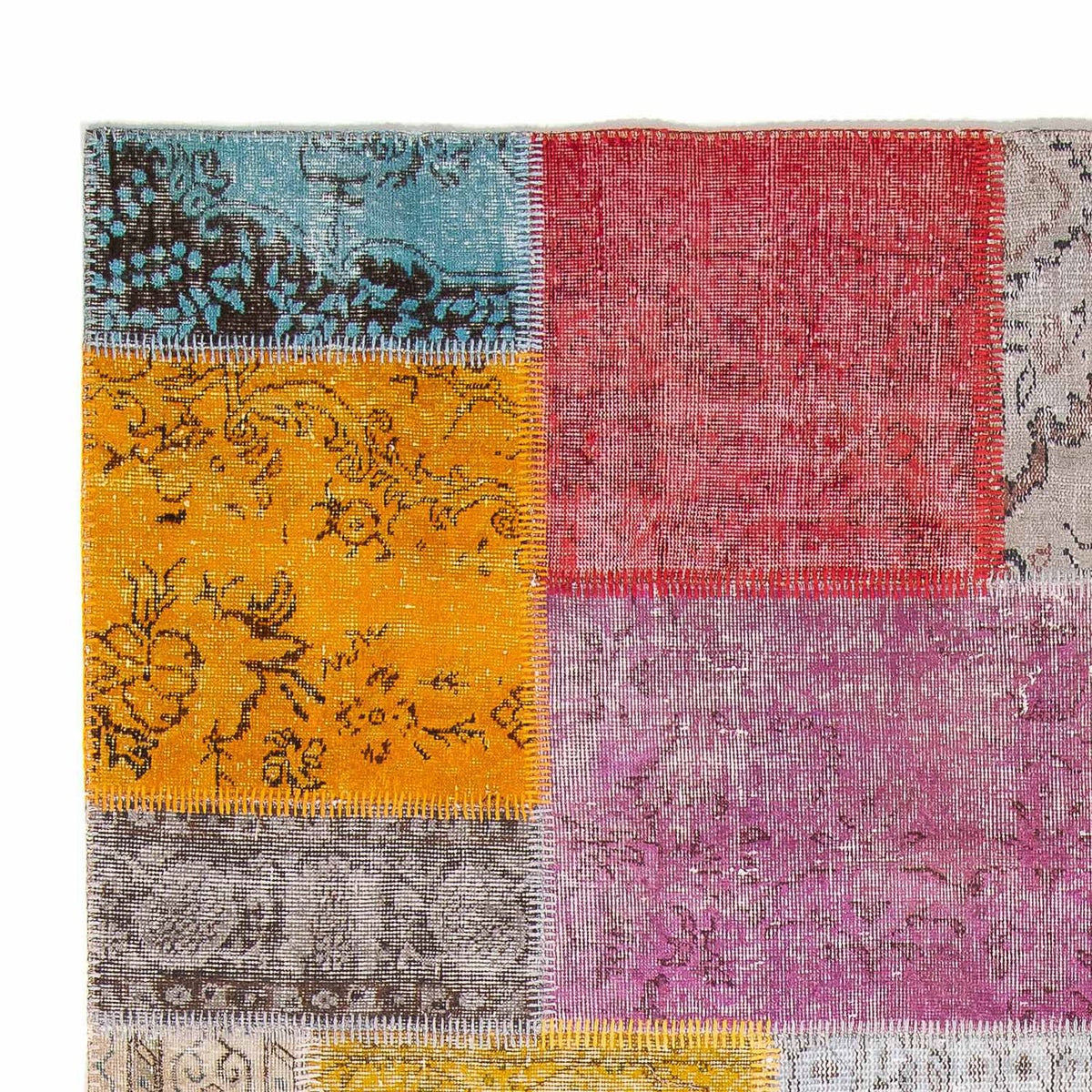 Patchwork tapijt 250x300cm - Wollen tapijt