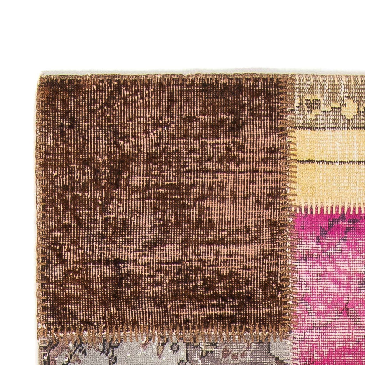 Patchwork tapijt 85x300cm - Wollen tapijt