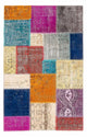 Patchwork tapijt 123x185cm - Wollen tapijt