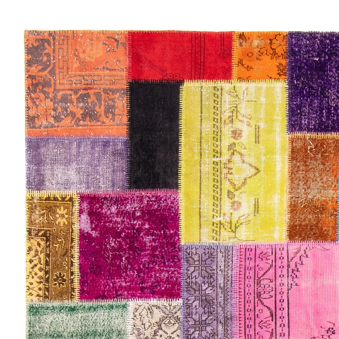 Patchwork tapijt 365x275cm - Perserteppich Wollteppich