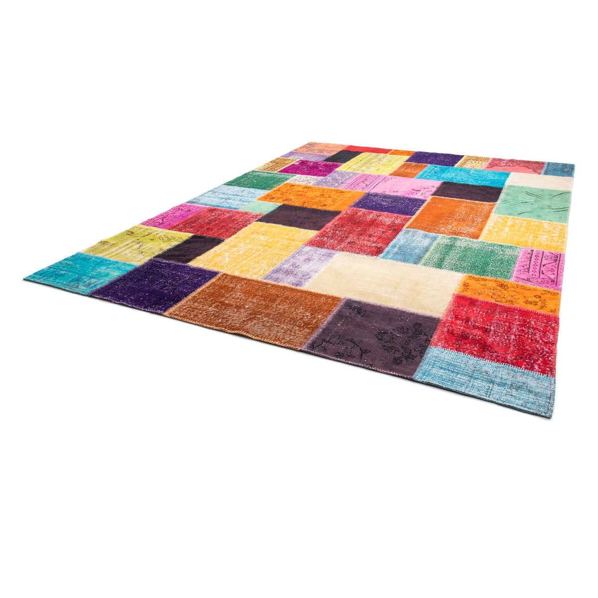 Patchwork tapijt - 365 x 275 cm - veelkleurig