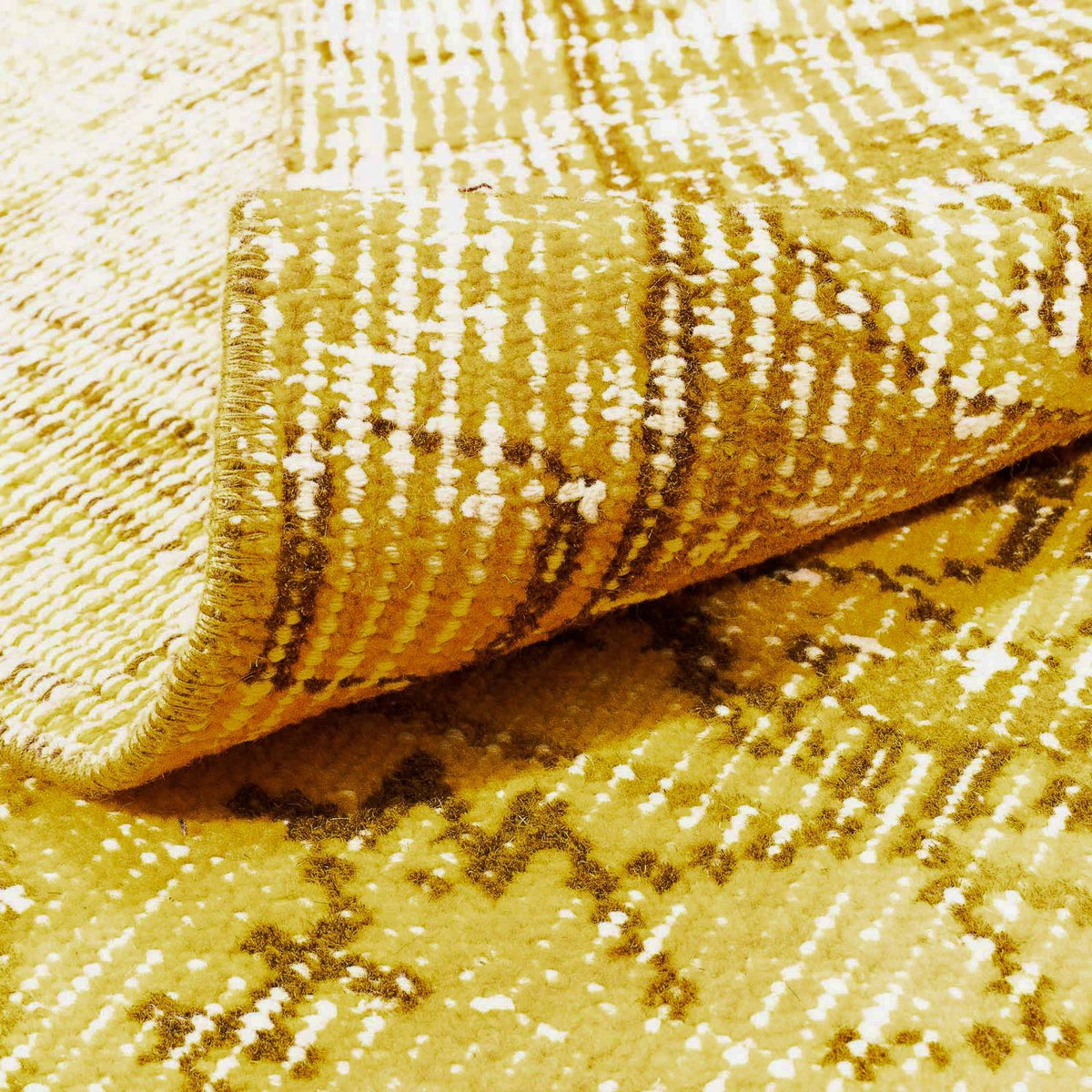 Vintage tapijt - 269 x 165 cm - goud