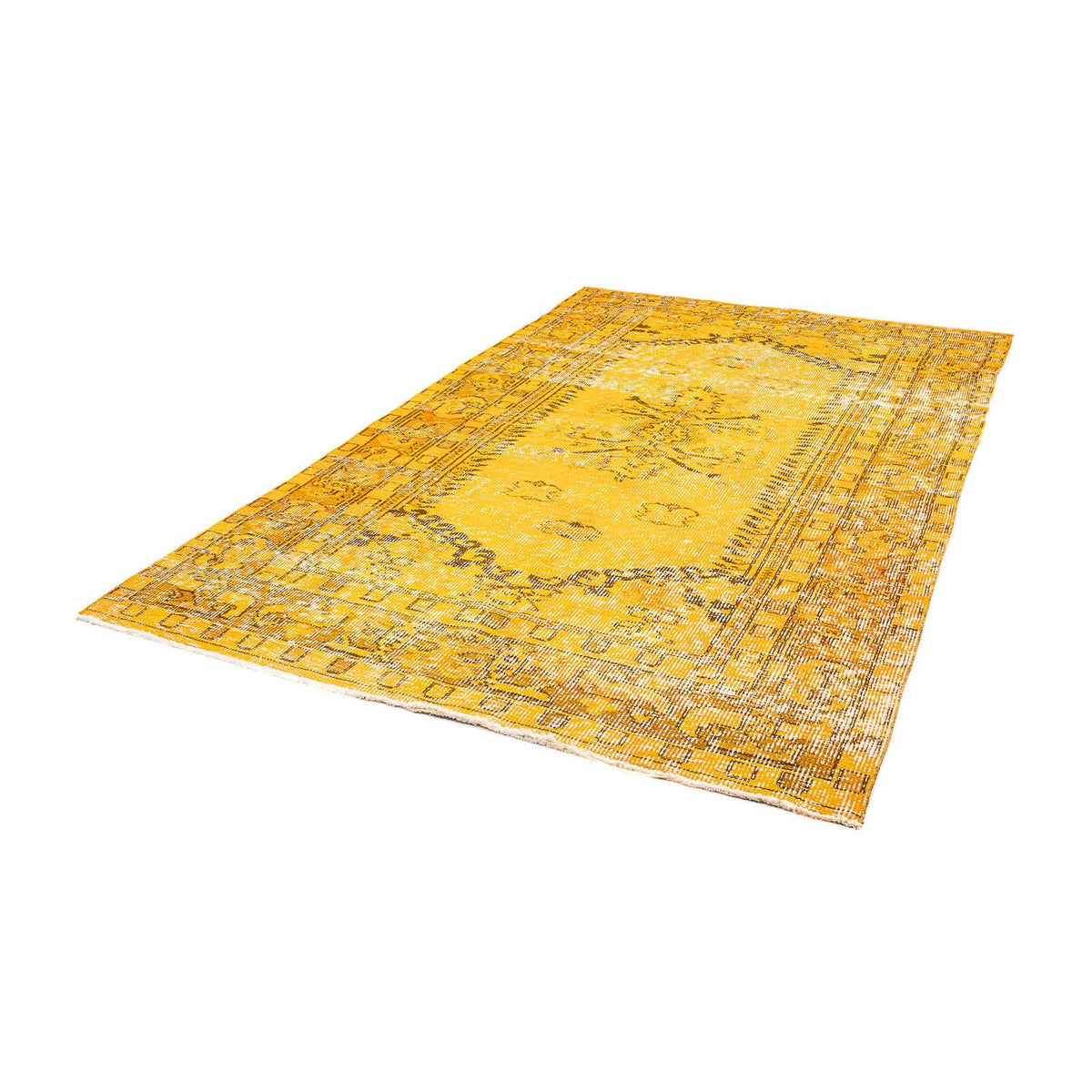 Vintage tapijt - 269 x 165 cm - goud