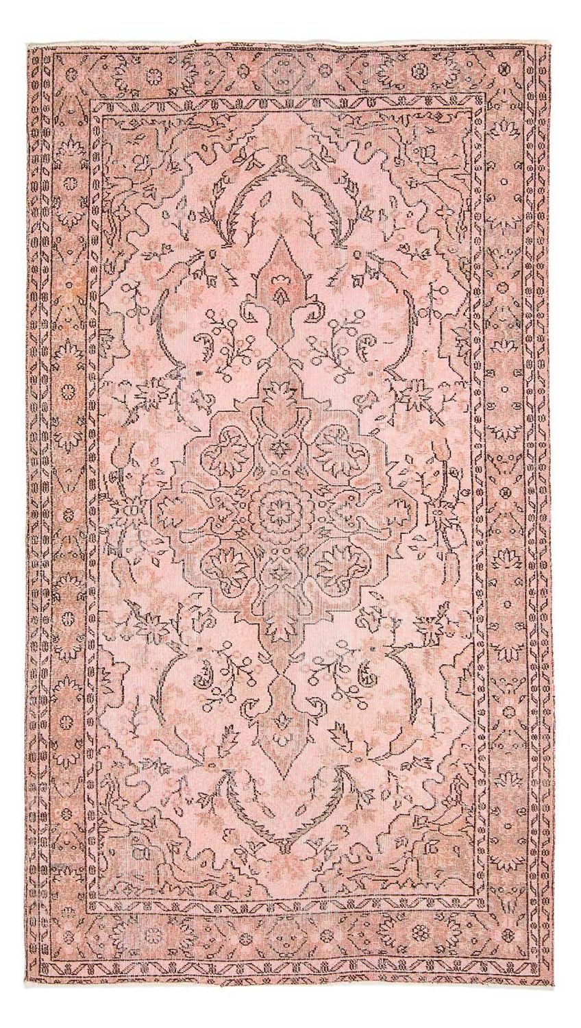 Vintage tapijt - 263 x 155 cm - roze