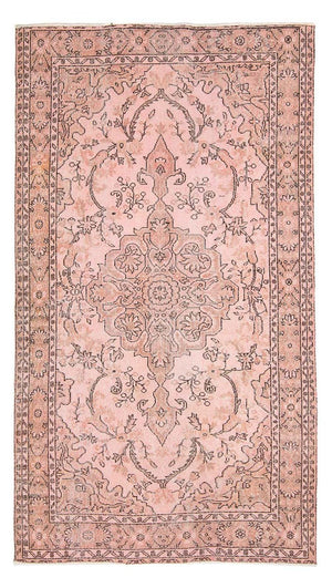 Vintage tapijt - 263 x 155 cm - roze