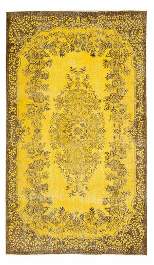 Vintage tapijt - 294 x 173 cm - goud