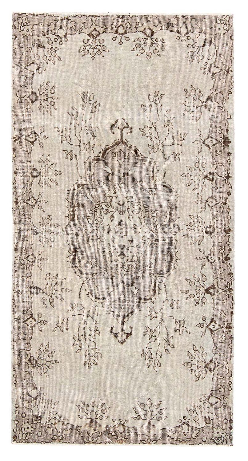 Loper Vintage tapijt - 213 x 112 cm - beige