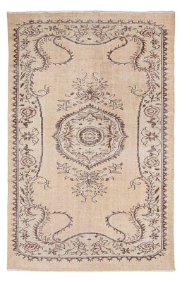 Vintage tapijt - 267 x 178 cm - licht beige