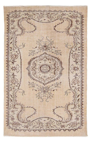 Vintage tapijt - 267 x 178 cm - licht beige