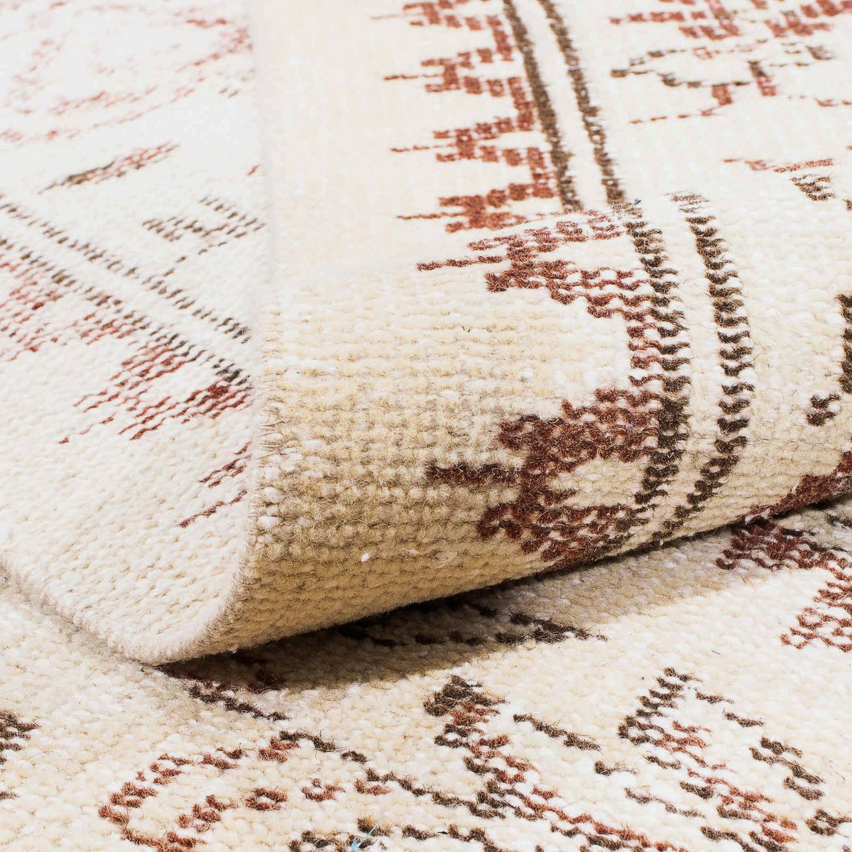 Vintage tapijt - 267 x 178 cm - licht beige