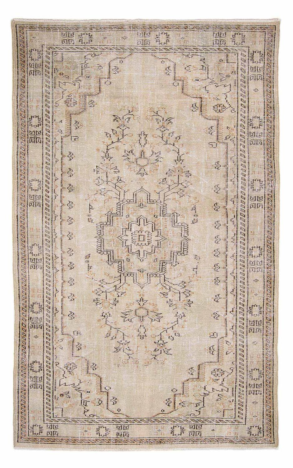 Vintage tapijt - 292 x 174 cm - beige