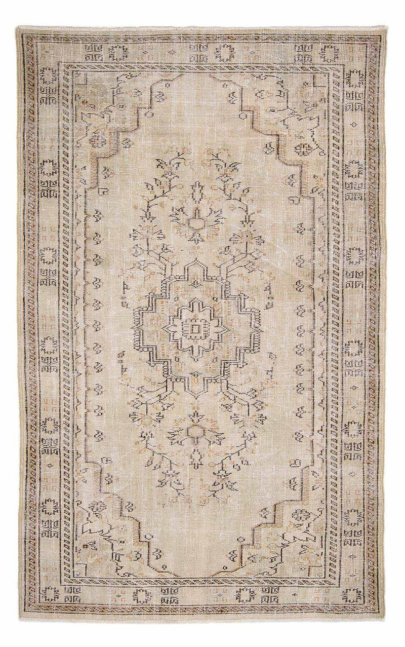 Vintage tapijt - 292 x 174 cm - beige