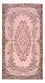 Vintage tapijt - 217 x 118 cm - roze