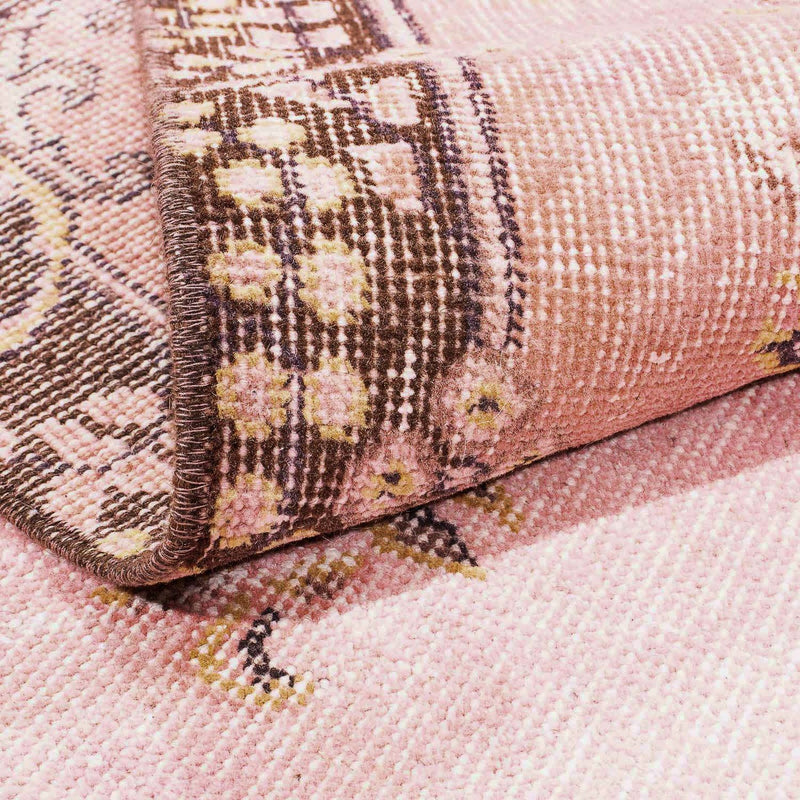 Loper Vintage tapijt - 210 x 114 cm - roze