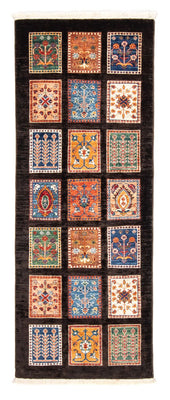 Loper Ziegler tapijt - 197 x 73 cm - donkerbruin