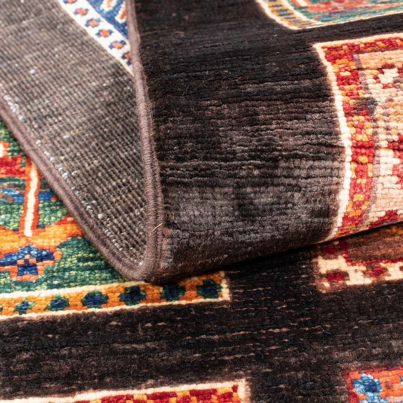 Loper Ziegler tapijt - 197 x 73 cm - donkerbruin