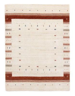 Gabbeh Tapijt - Loribaft Perzisch - 201 x 146 cm - beige