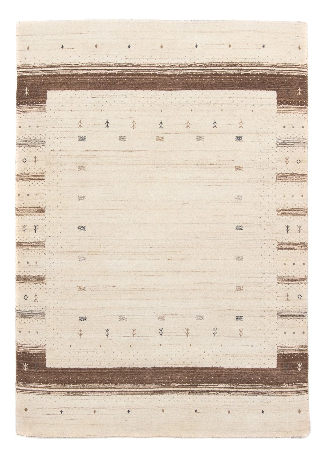 Gabbeh Tapijt - Loribaft Perzisch - 200 x 142 cm - beige