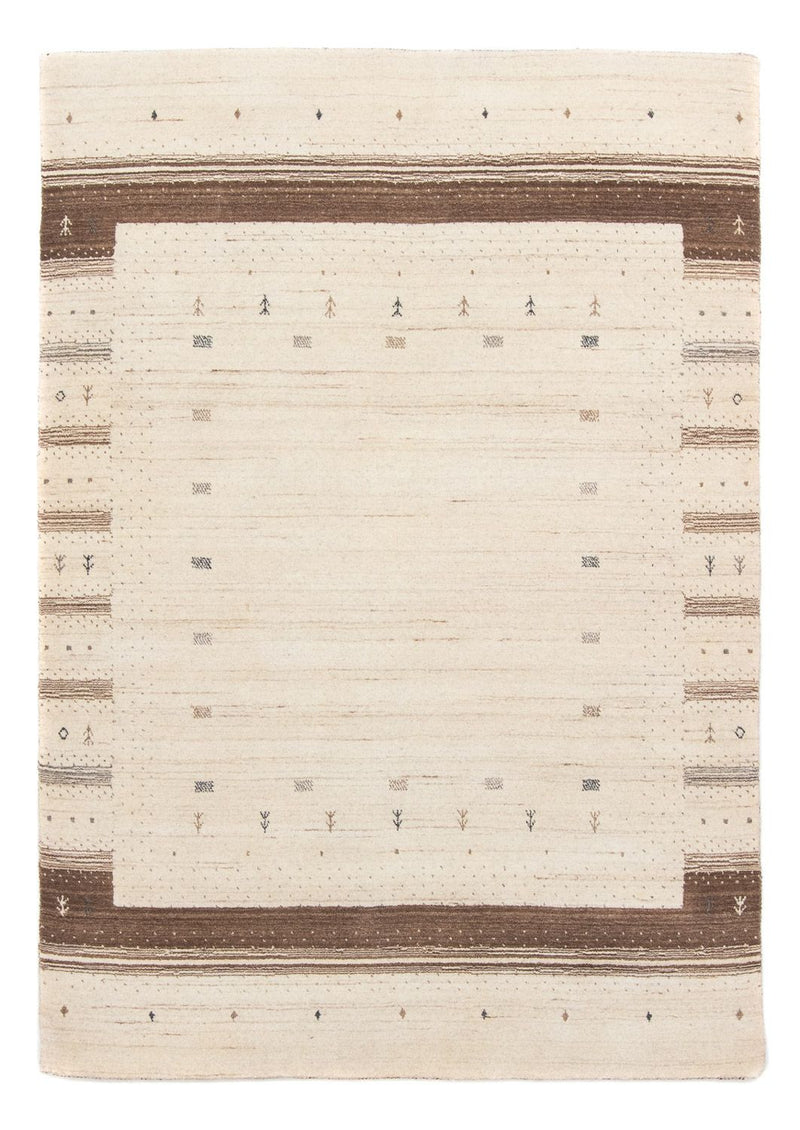 Gabbeh Tapijt - Loribaft Perzisch - 200 x 142 cm - beige