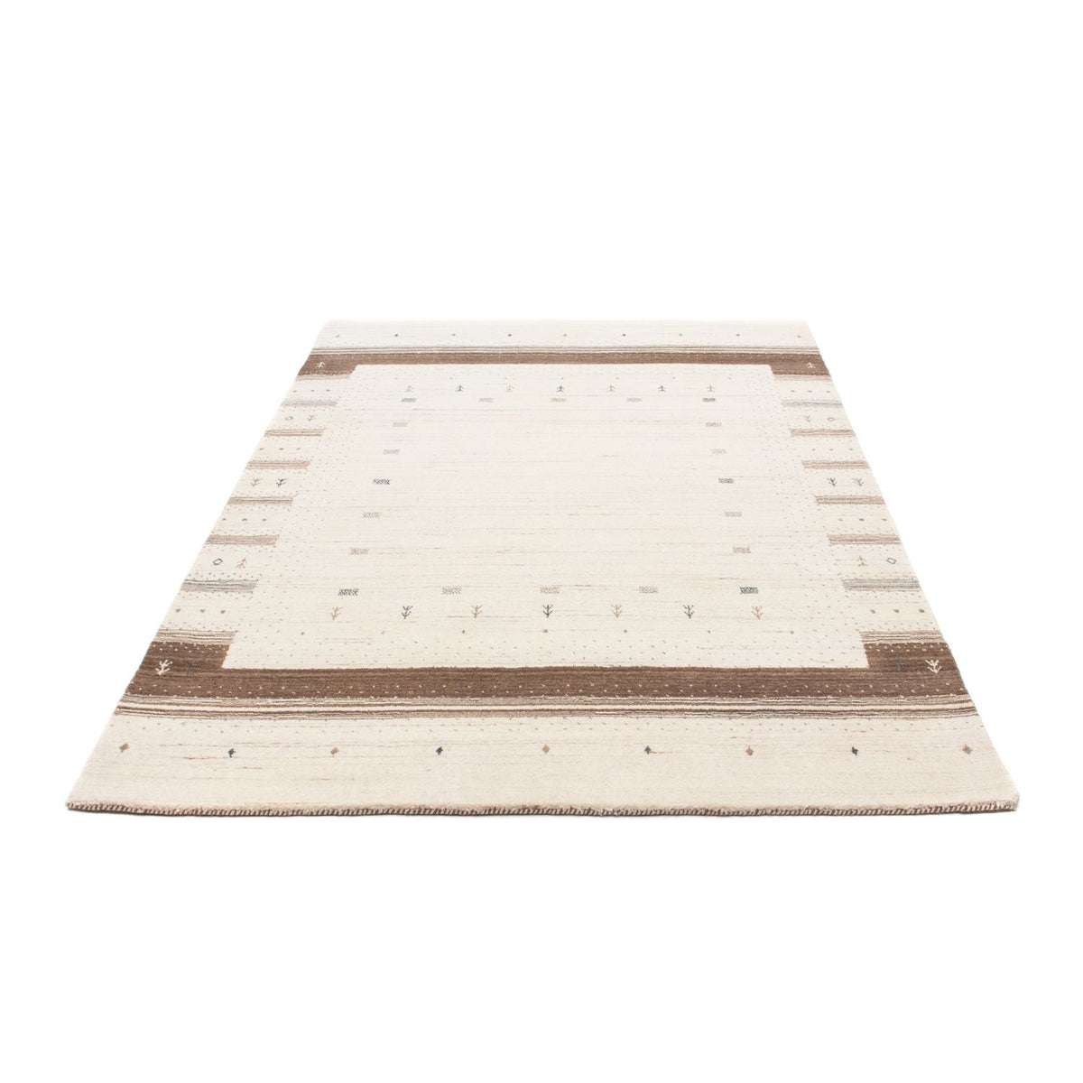 Gabbeh Tapijt - Loribaft Perzisch - 200 x 142 cm - beige