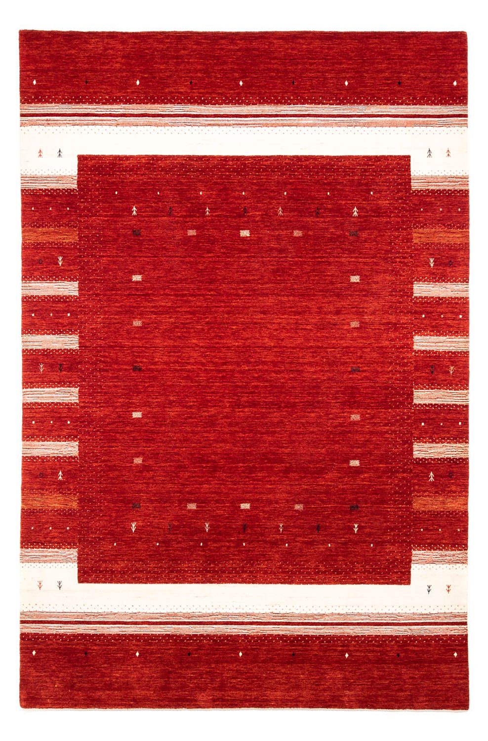 Gabbeh Tapijt - Loribaft Perzisch - 303 x 203 cm - rood