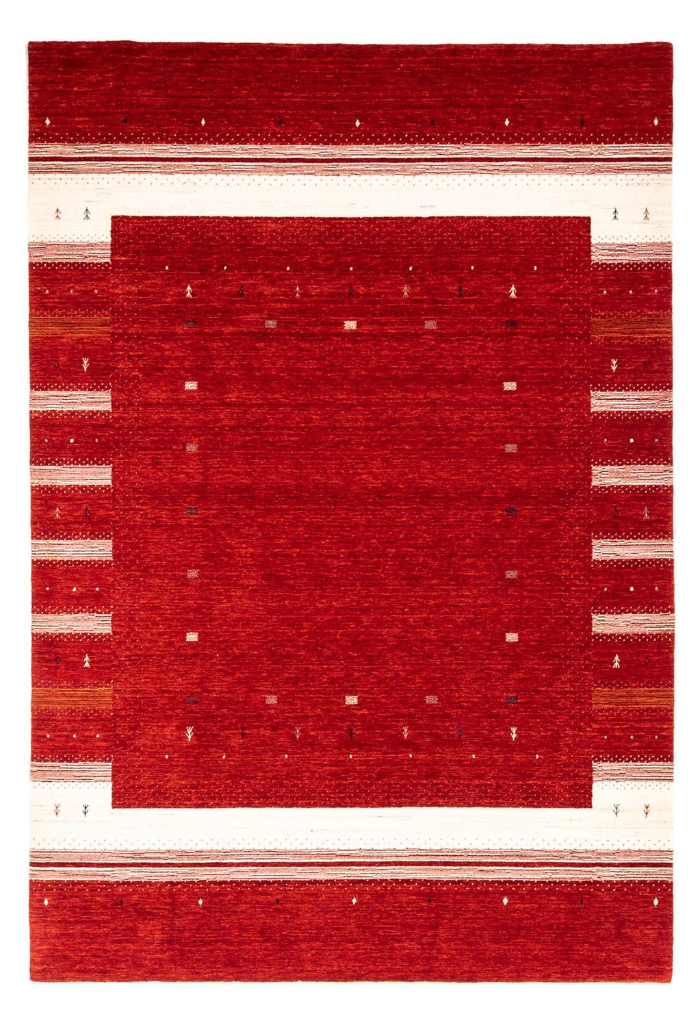 Gabbeh Tapijt - Loribaft Perzisch - 303 x 207 cm - rood