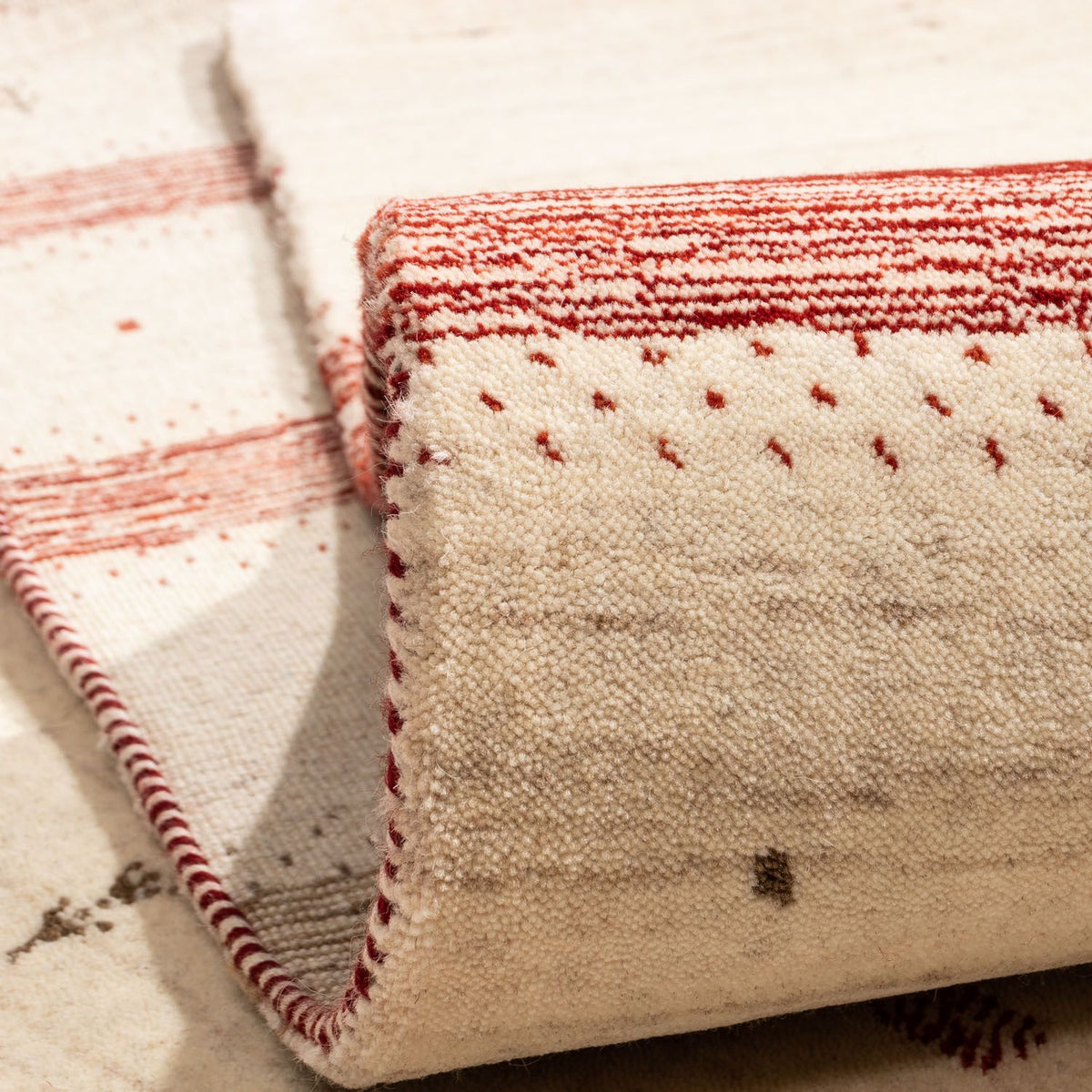 Gabbeh Tapijt - Loribaft Perzisch - 304 x 207 cm - beige