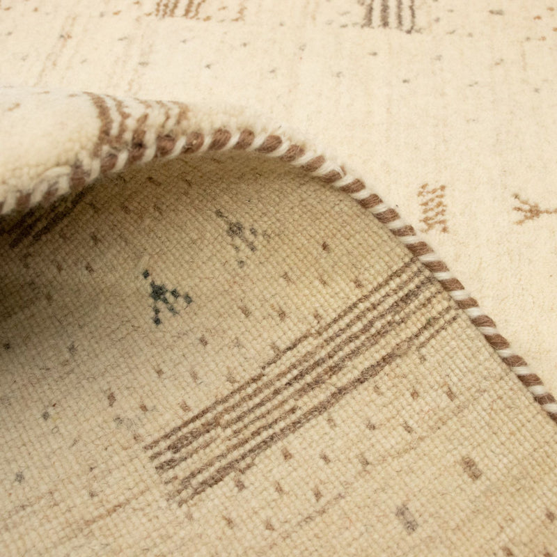 Gabbeh Tapijt - Loribaft Perzisch - 160 x 93 cm - beige
