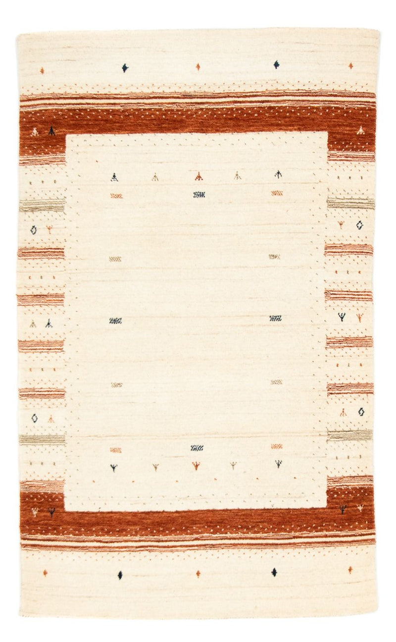 Gabbeh Tapijt - Loribaft Perzisch - 160 x 94 cm - beige