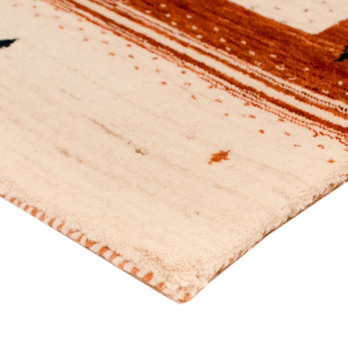 Gabbeh Tapijt - Loribaft Perzisch - 160 x 94 cm - beige