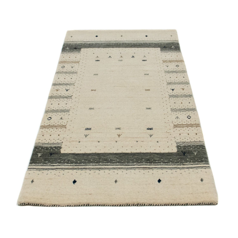Gabbeh Tapijt - Loribaft Perzisch - 146 x 72 cm - beige