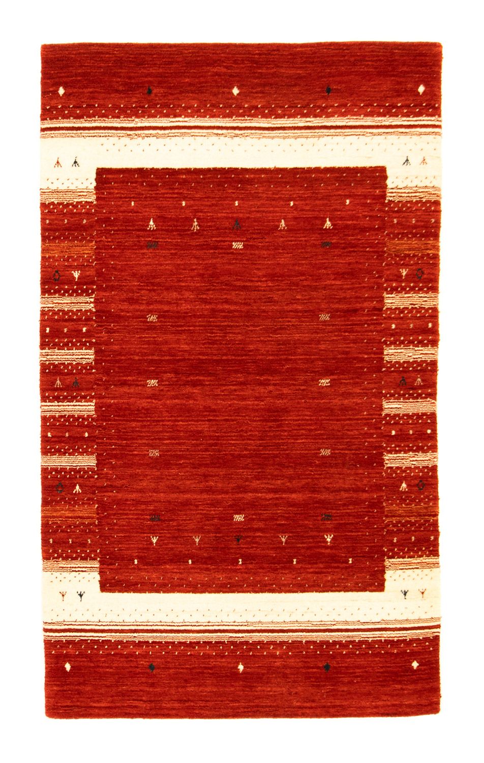 Gabbeh Tapijt - Loribaft Perzisch - 162 x 94 cm - rood