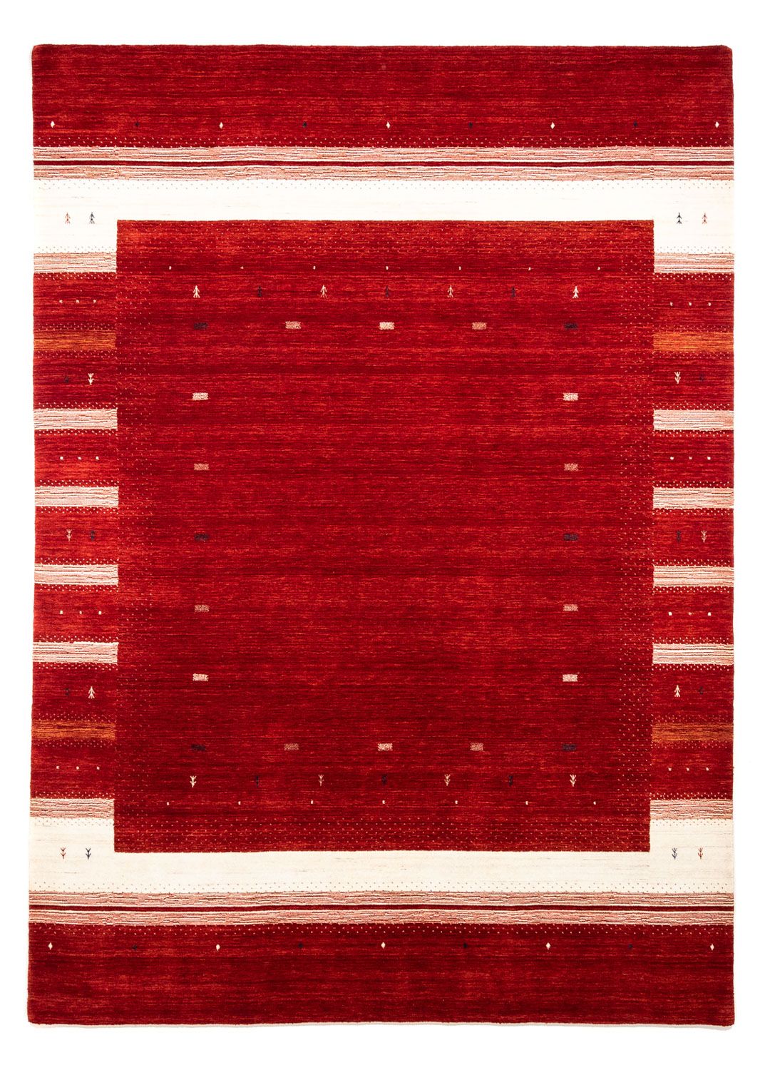 Gabbeh Tapijt - Loribaft Perzisch - 345 x 255 cm - rood