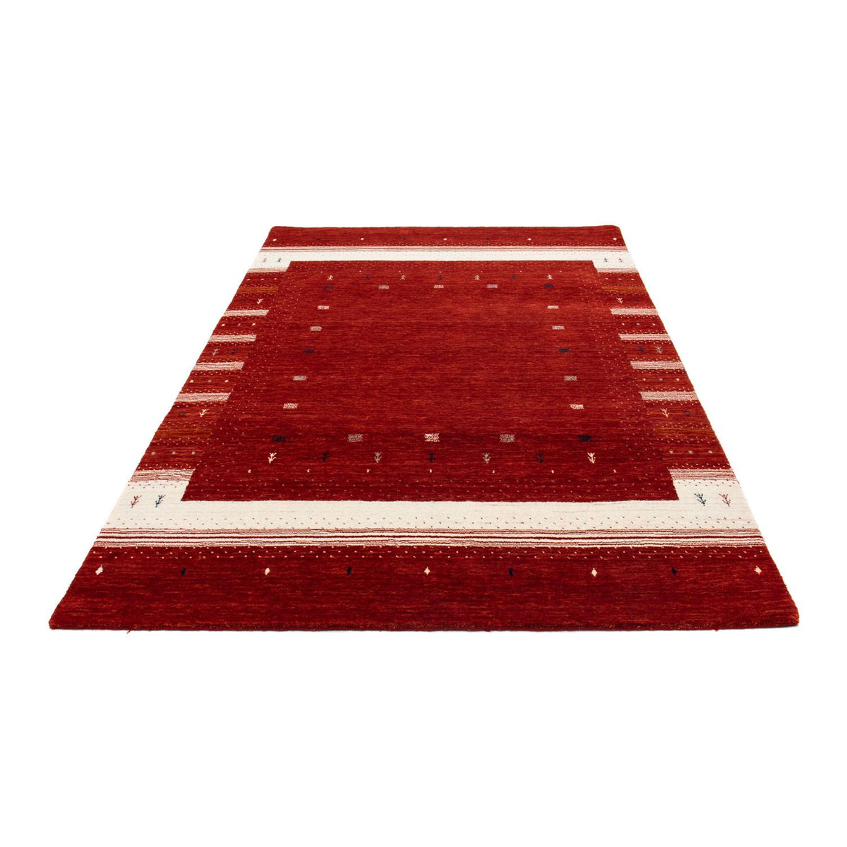 Gabbeh Tapijt - Loribaft Perzisch - 204 x 140 cm - rood