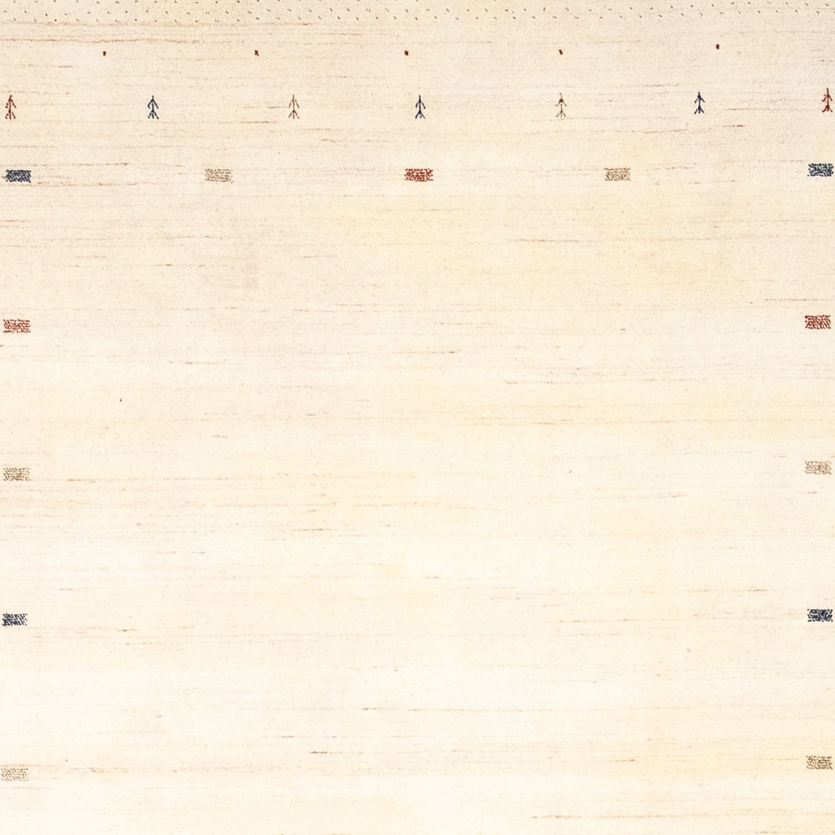 Gabbeh Tapijt - Loribaft Perzisch - 346 x 254 cm - beige