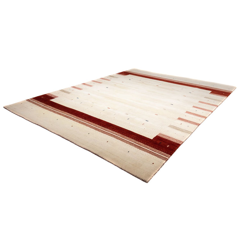 Gabbeh Tapijt - Loribaft Perzisch - 346 x 254 cm - beige