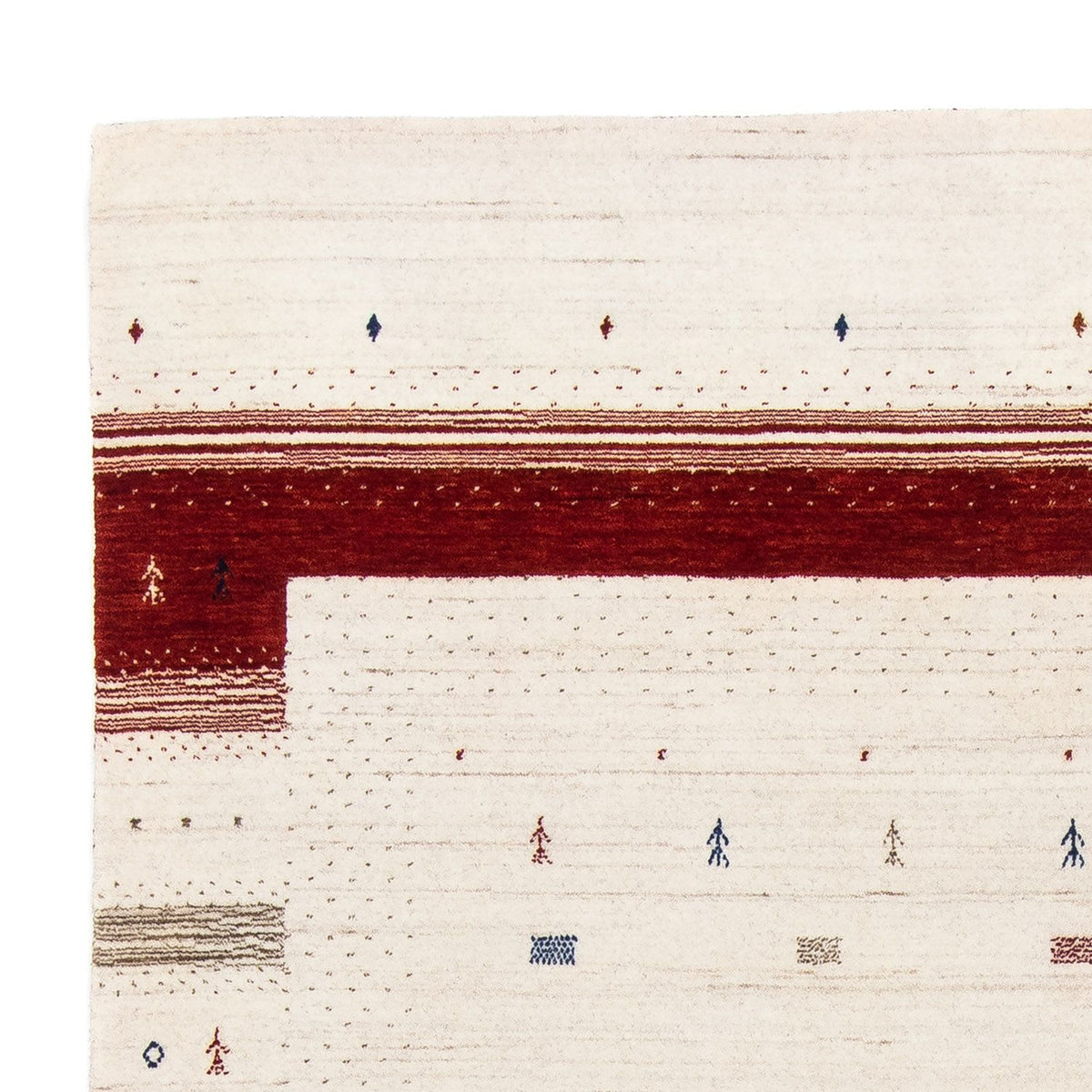 Gabbeh Tapijt - Loribaft Perzisch - 245 x 170 cm - beige