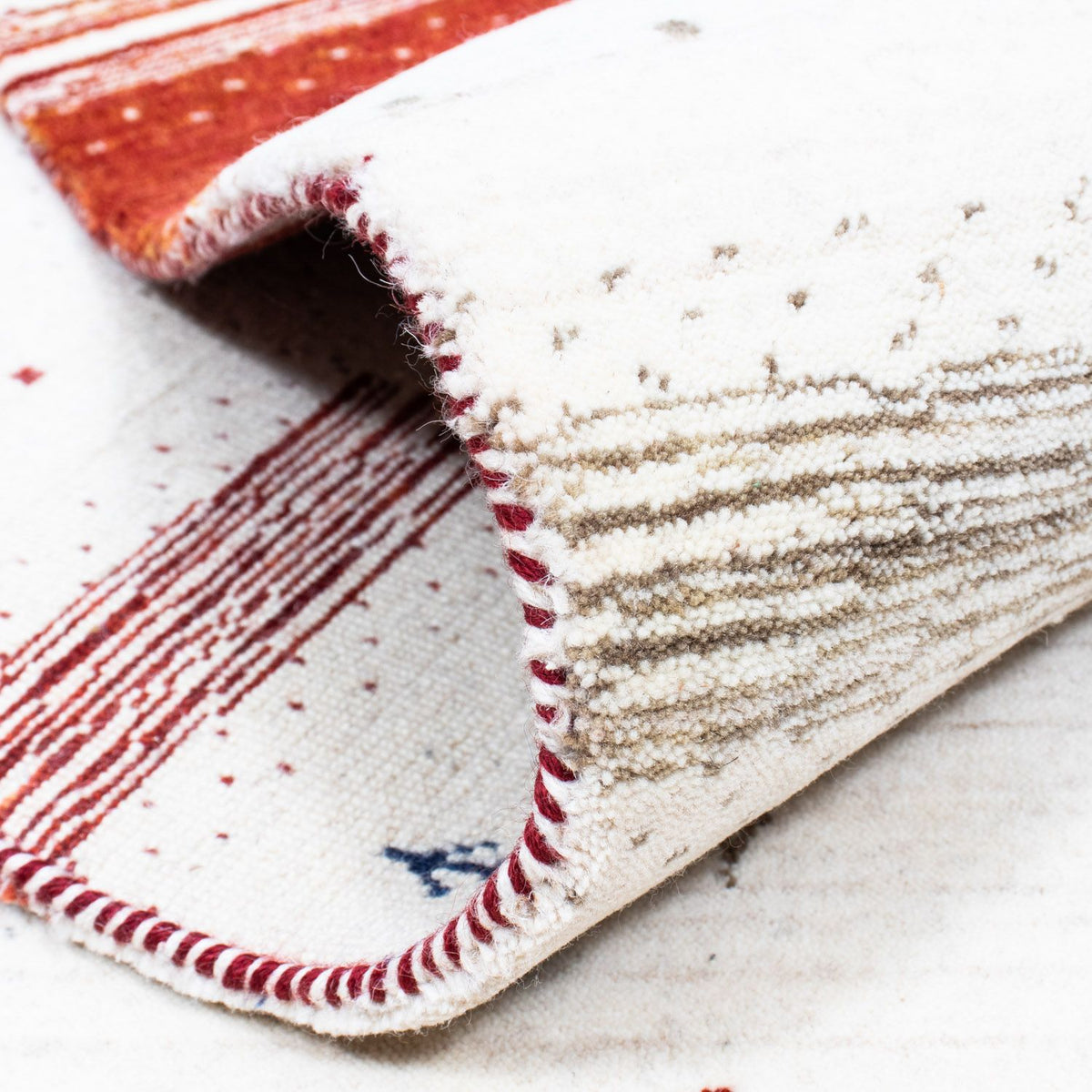 Gabbeh Tapijt - Loribaft Perzisch - 245 x 170 cm - beige