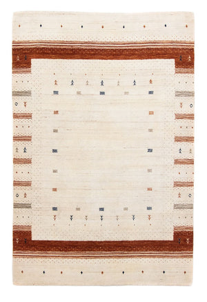 Gabbeh Tapijt - Loribaft Perzisch - 200 x 143 cm - beige