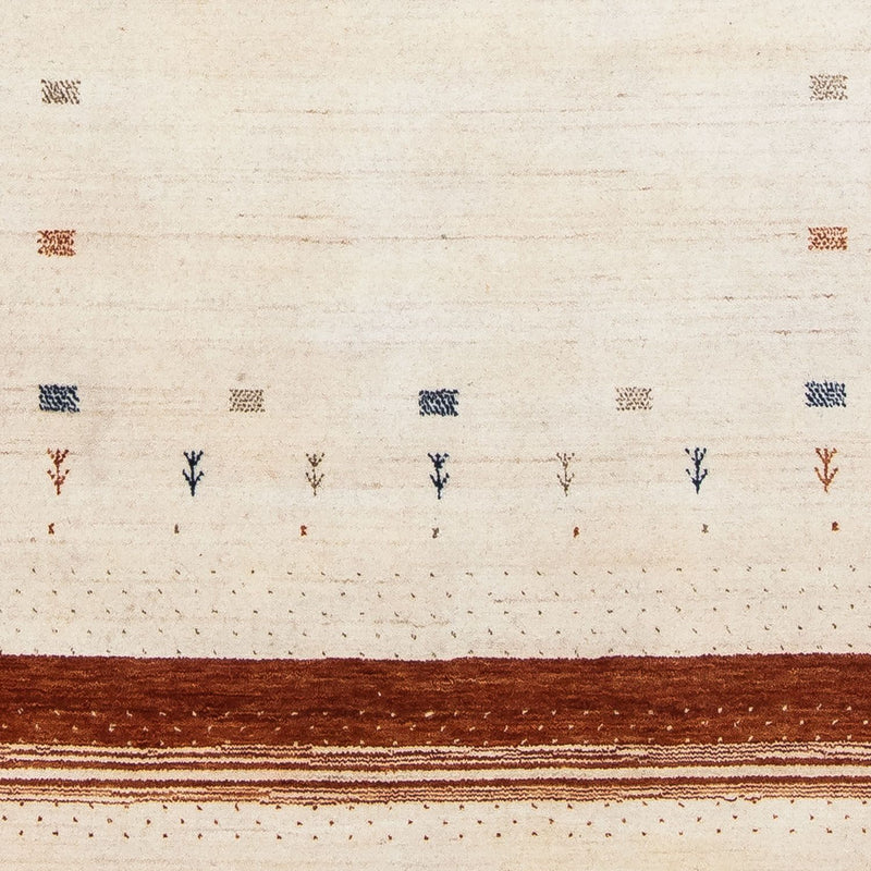 Gabbeh Tapijt - Loribaft Perzisch - 200 x 143 cm - beige