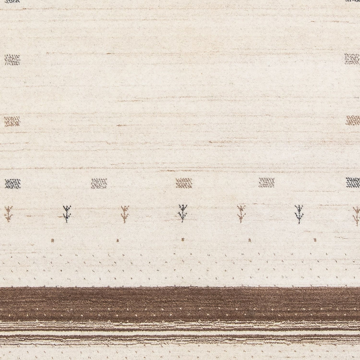 Gabbeh Tapijt - Loribaft Perzisch - 200 x 145 cm - beige