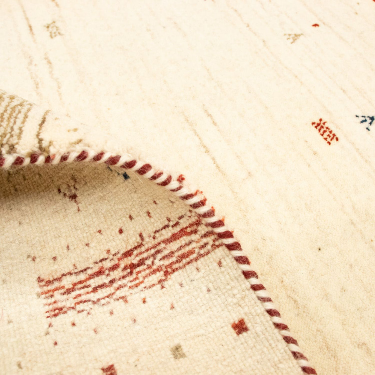 Gabbeh Tapijt - Loribaft Perzisch - 160 x 91 cm - beige