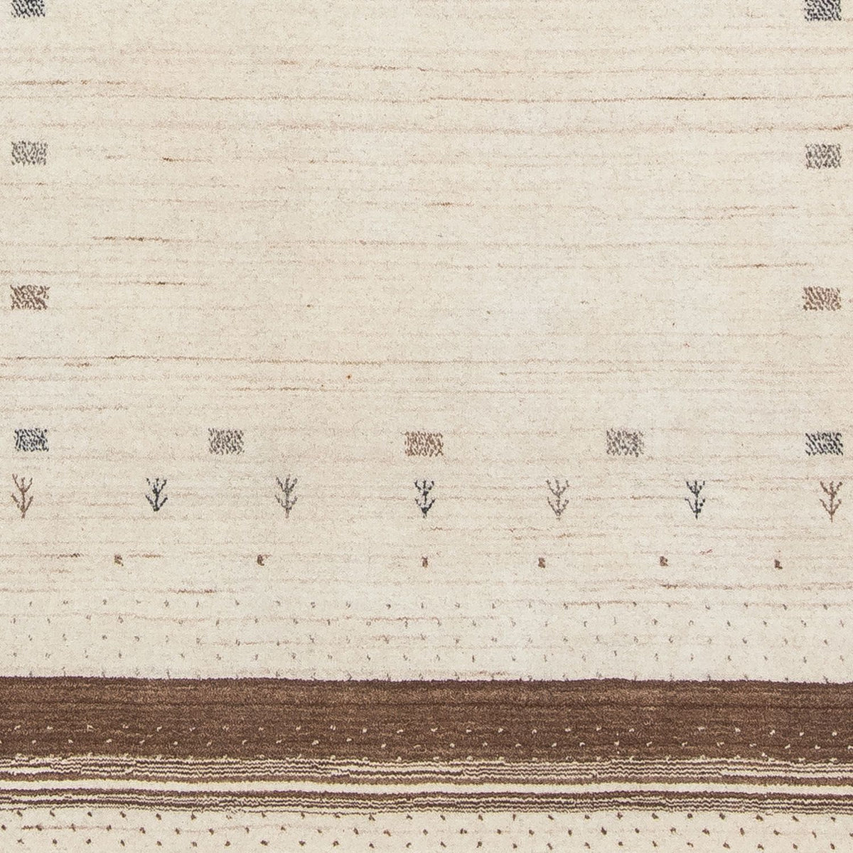 Gabbeh Tapijt - Loribaft Perzisch - 200 x 143 cm - beige