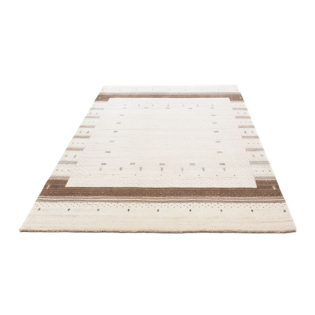 Gabbeh Tapijt - Loribaft Perzisch - 200 x 143 cm - beige