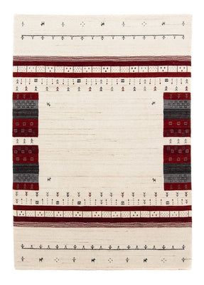 Gabbeh Tapijt - Loribaft Perzisch - 200 x 140 cm - beige