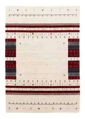 Gabbeh Tapijt - Loribaft Perzisch - 200 x 140 cm - beige