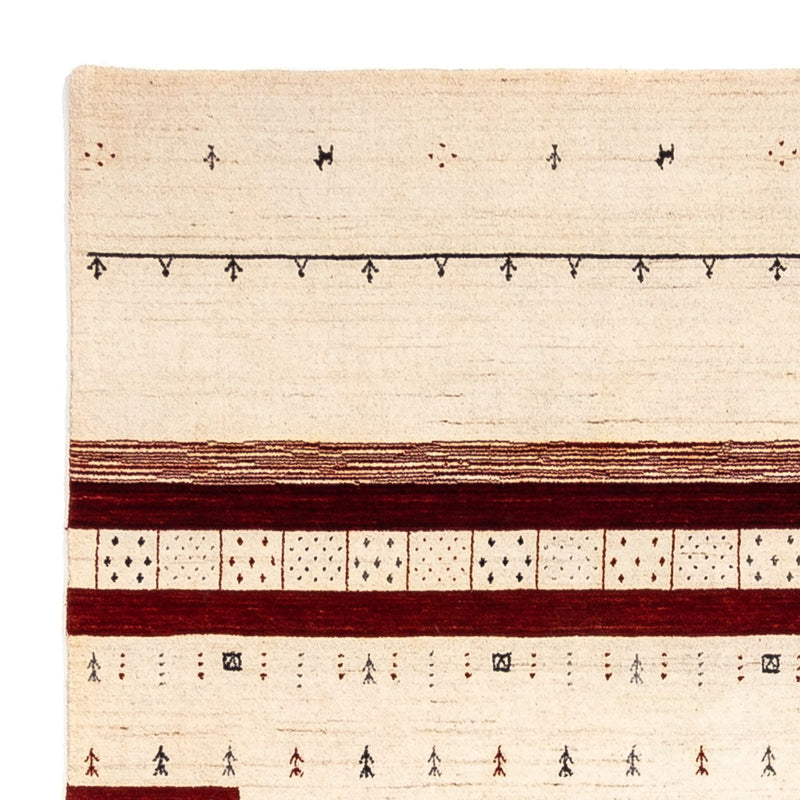 Gabbeh Tapijt - Loribaft Perzisch - 298 x 200 cm - beige