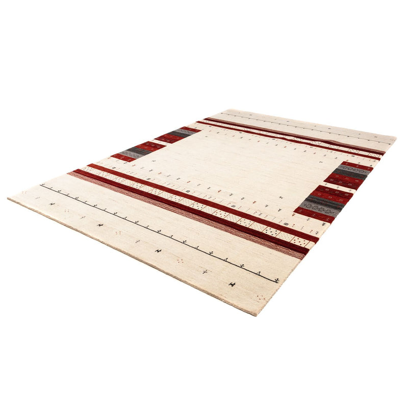 Gabbeh Tapijt - Loribaft Perzisch - 298 x 200 cm - beige