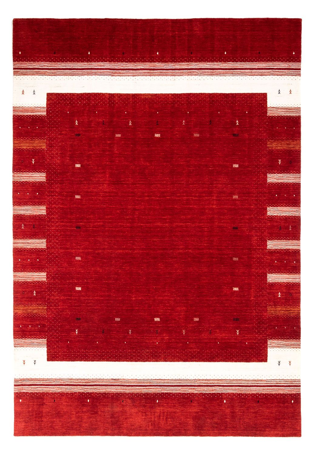 Gabbeh Tapijt - Loribaft Perzisch - 350 x 247 cm - rood